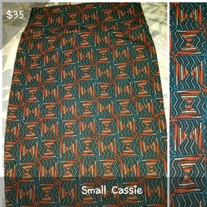 LulaRoe Small Cassie Pencil Skirt Geometric Print